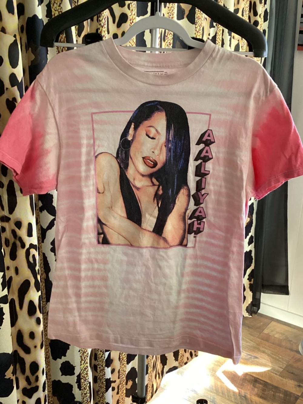 Pink Short Sleeve Graphic Tee - Aaliyah!!!